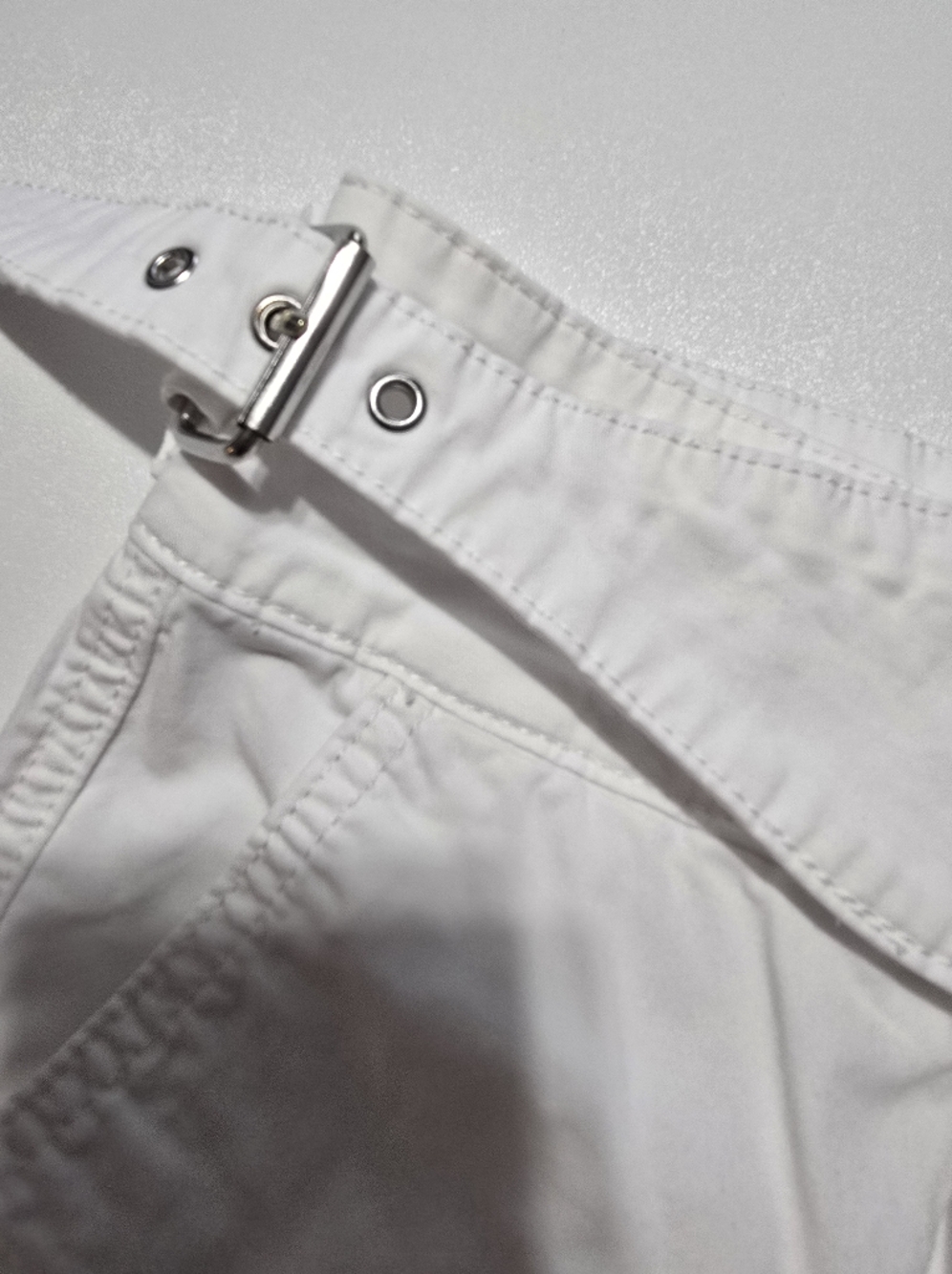 Joe's Jeans White Wide-Leg High-Rise Pants - Picture 6 of 16